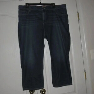 LUCKY BRAND Ginger Crop Medium Wash Plus Size Jeans Size 24W